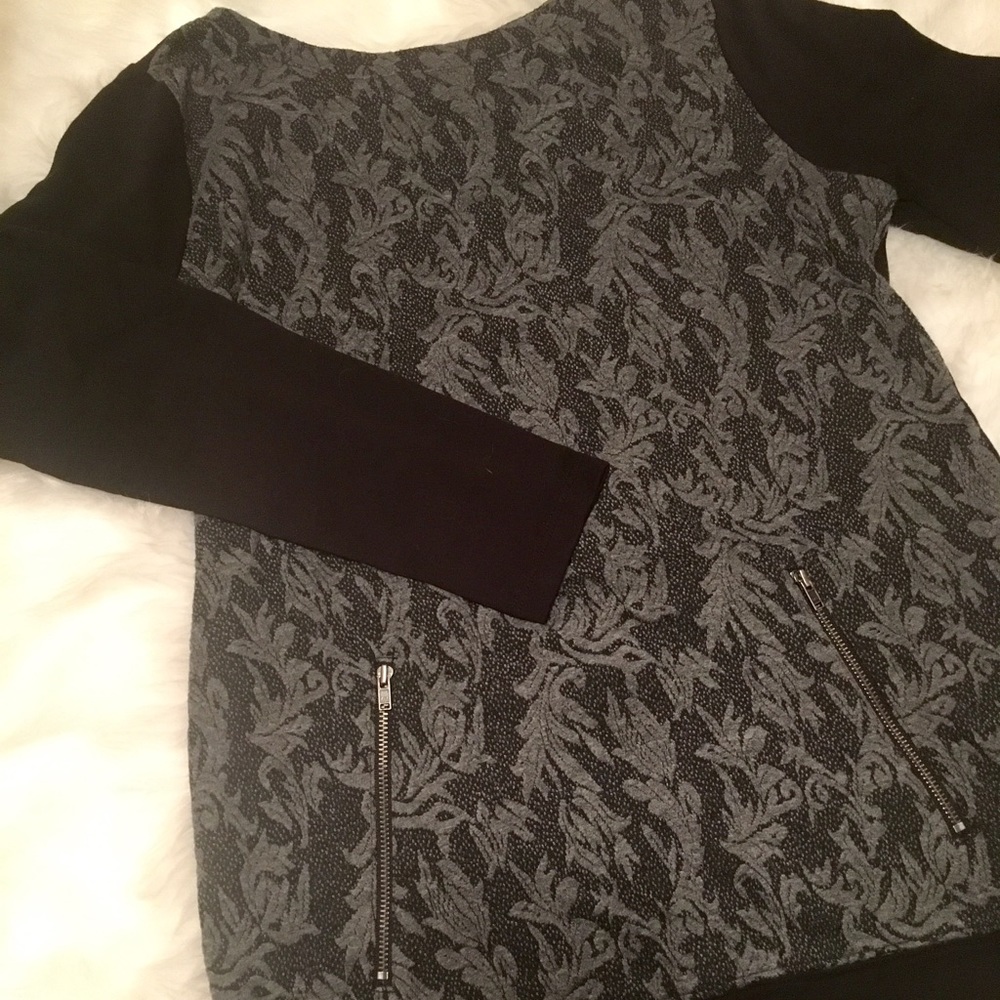 Ann Taylor Loft |  Damask Raglan Sleeve Top